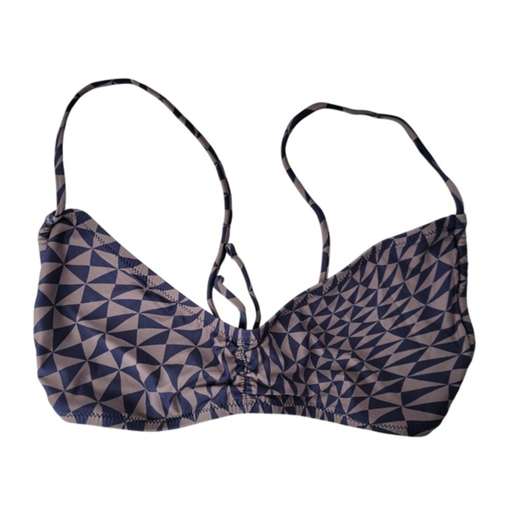 Gottex Flirtt Midnight Magic Women's Multicolor Geometric Bralette Bikini Medium